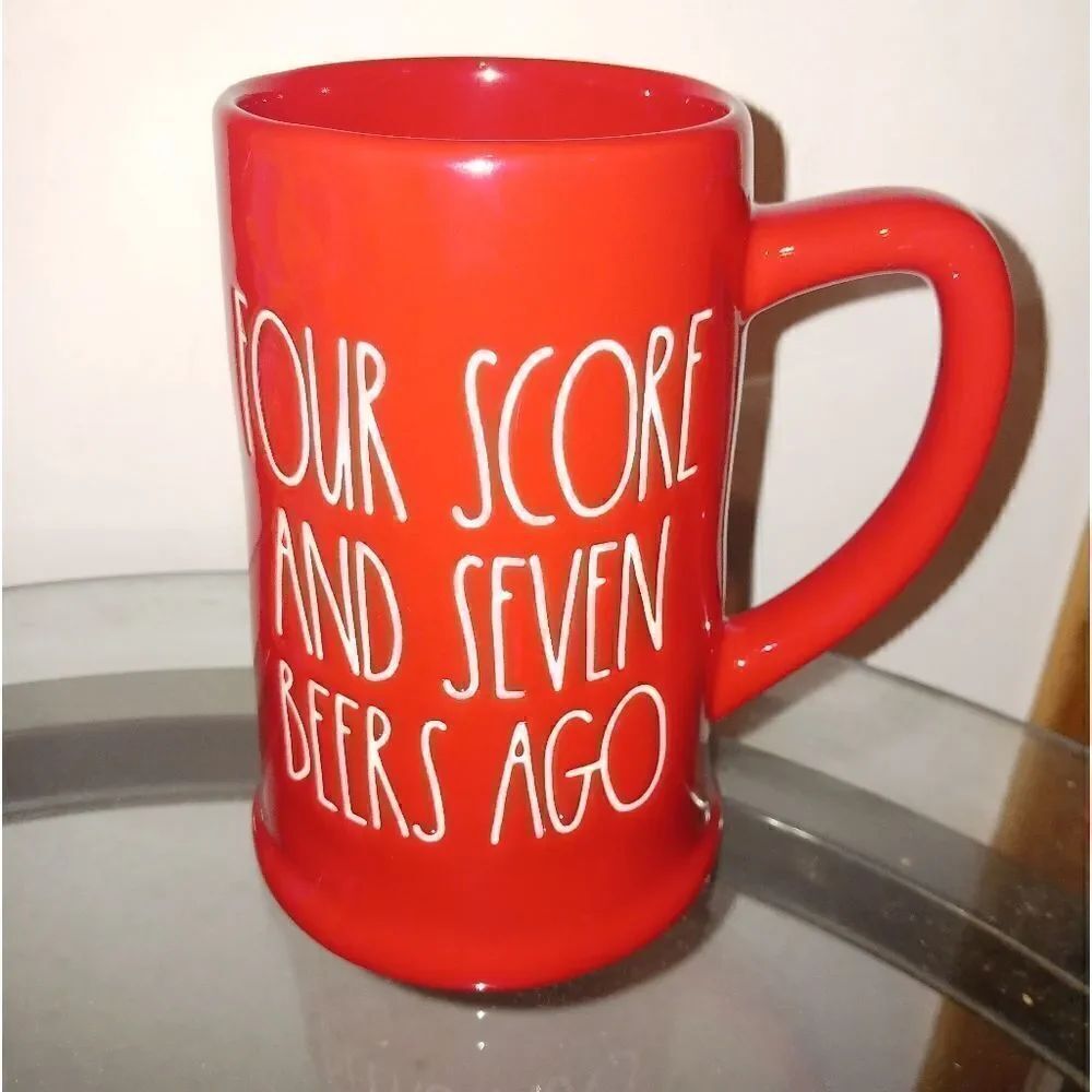 Rae Dunn Four Score Brew Mug New in box